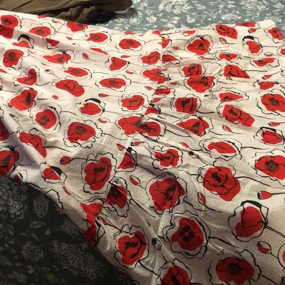 NWT Ethos Signature Siena Poppy Print Medium Summer Strap Dress - Picture 8 of 9